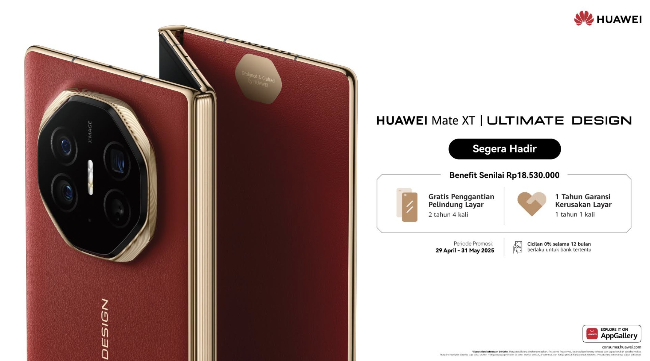 HUAWEI Mate XT | Desain Lipat Tiga Pertama yang Merevolusi Industri Smartphone Segera Hadir di Indonesia