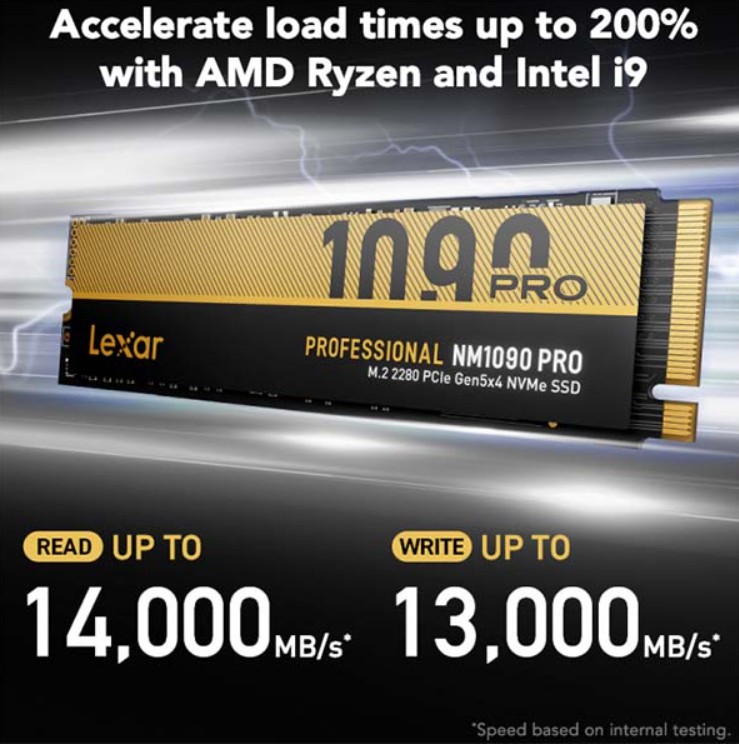 Lexar Rilis SSD NQ780 dan NM1090 PRO, Siap Penuhi Kebutuhan Gaming dan Profesional