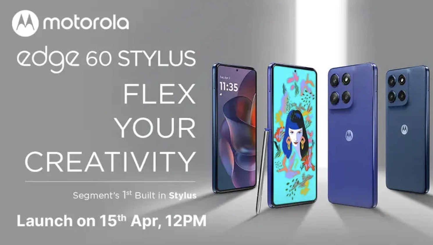 Motorola Edge 60 Stylus Resmi Meluncur 15 April, Tawarkan Stylus Bawaan dan Fitur AI Canggih