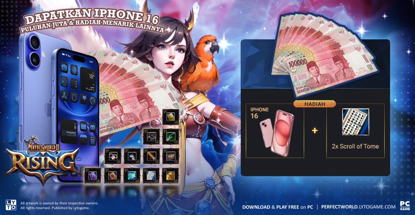 Perfect World Rising Resmi Rilis 29 April 2025, Main dan Menangkan iPhone 16!