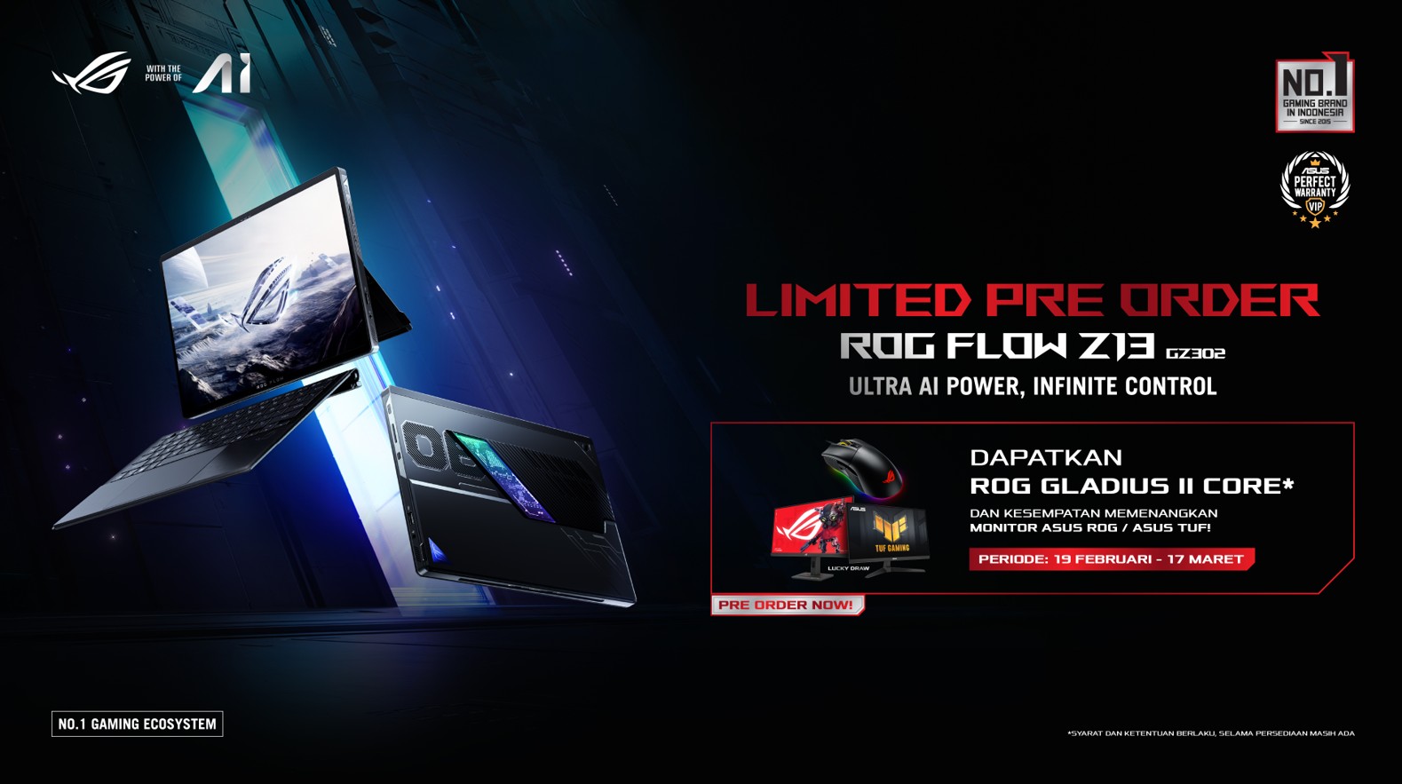 ASUS ROG Bawa Revolusi Laptop Gaming ke Indonesia, dari Strix SCAR hingga Flow Z13 Super Tablet!
