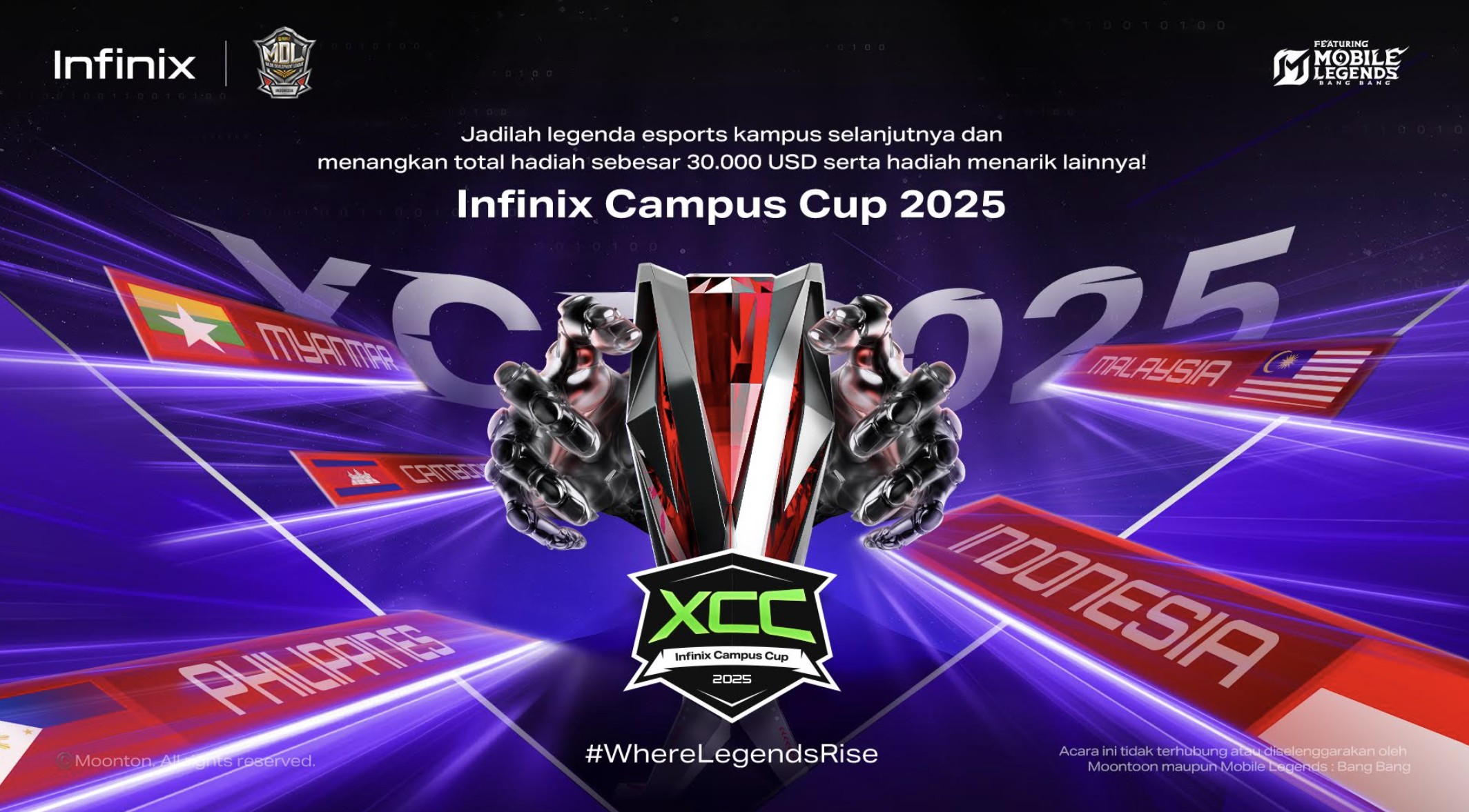 Infinix Campus Cup 2025 Resmi Dimulai, Buka Peluang Mahasiswa Jadi Bintang Esports Asia Tenggara