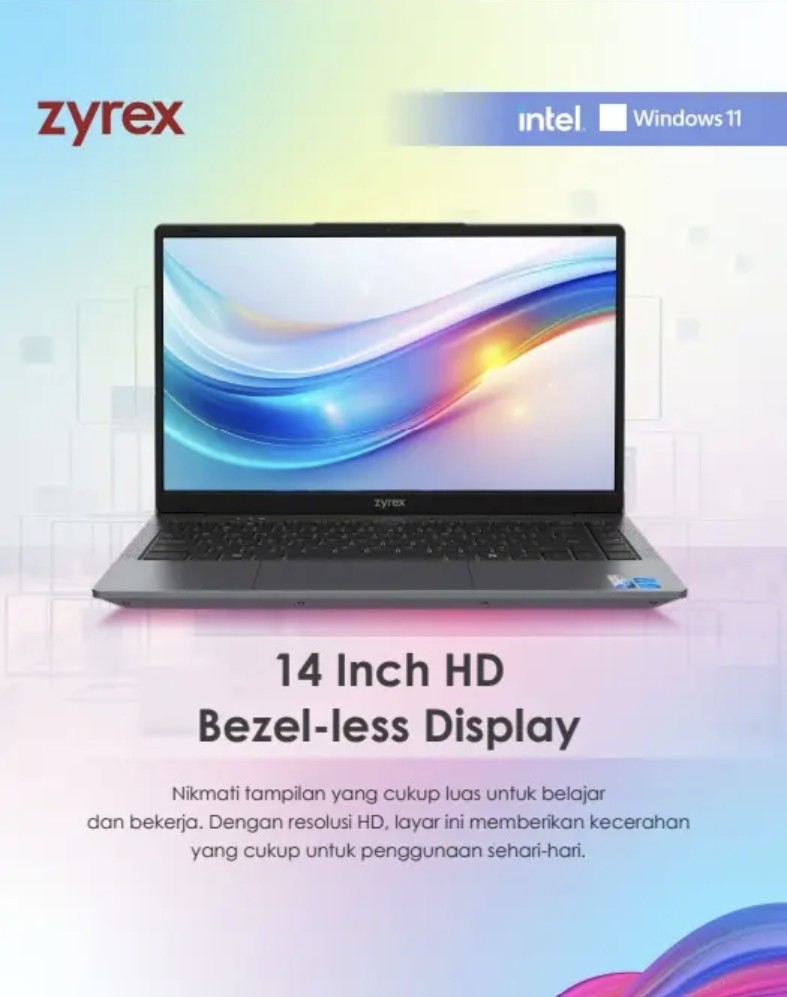 Zyrex Resmi Luncurkan Lifebook, Laptop Pintar untuk Generasi Cerdas Indonesia, Ini Spesifikasinya!