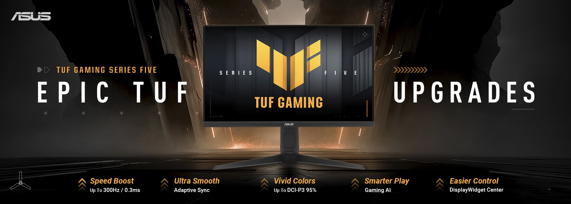 ASUS Resmi Umumkan Monitor TUF Gaming Series Five dengan Performa Tinggi dan Fitur AI Canggih