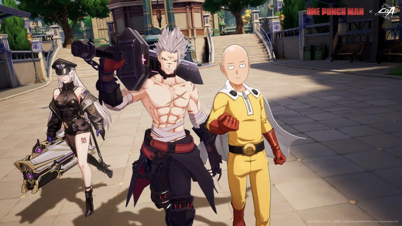 Crystal of Atlan x One-Punch Man: Kolaborasi Spektakuler Dimulai, Hadirkan Saitama, Boros, dan Profesi Mystrix