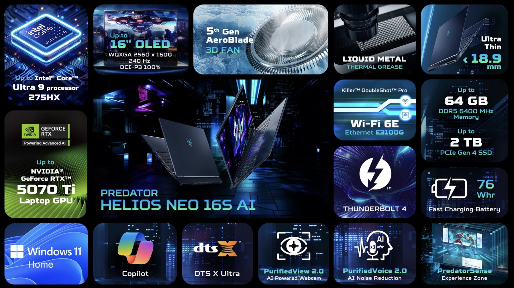 [Hands-on] Predator Helios Neo 16S AI: Laptop Tipis Rasa Desktop, Cerdas dengan Sentuhan AI