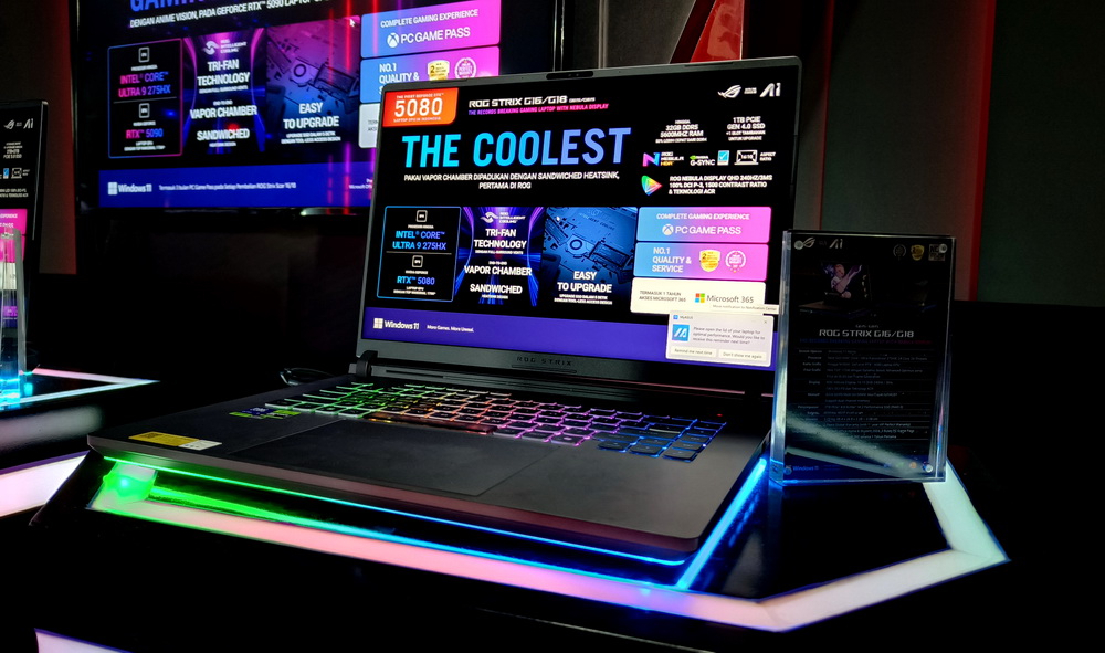 ASUS ROG Hadirkan Jajaran Perangkat Gaming RTX 50 Series Paling Inovatif dan Lengkap di Indonesia