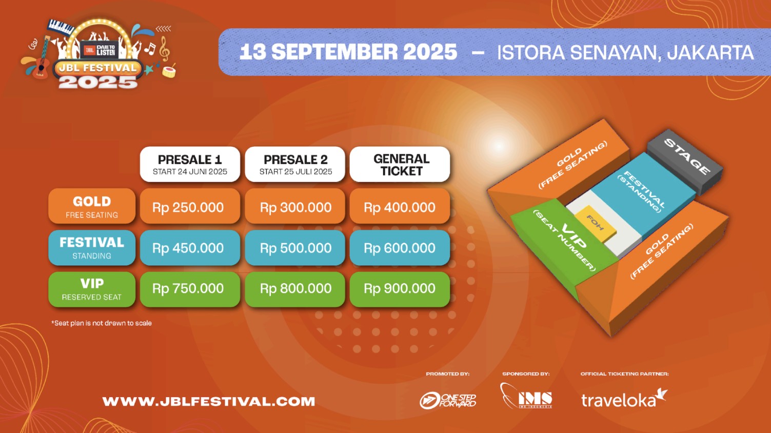 JBL Festival “Dare To Listen” 2025 Siap Guncang Istora Senayan 13 September Mendatang