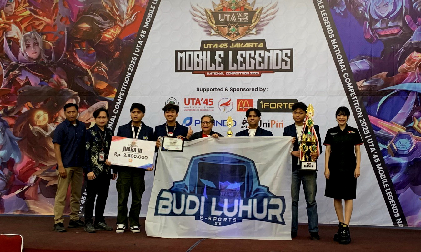 Tim Semoga Hoki Raih Gelar Juara UTA'45 Jakarta Mobile Legends National Competition 2025
