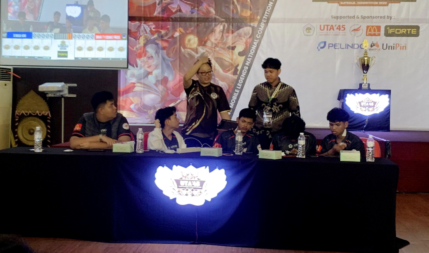 Tim Semoga Hoki Raih Gelar Juara UTA'45 Jakarta Mobile Legends National Competition 2025