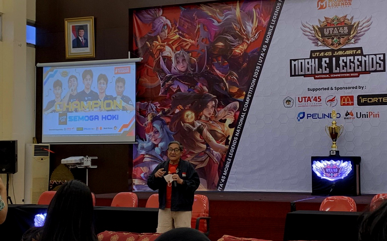 Tim Semoga Hoki Raih Gelar Juara UTA'45 Jakarta Mobile Legends National Competition 2025