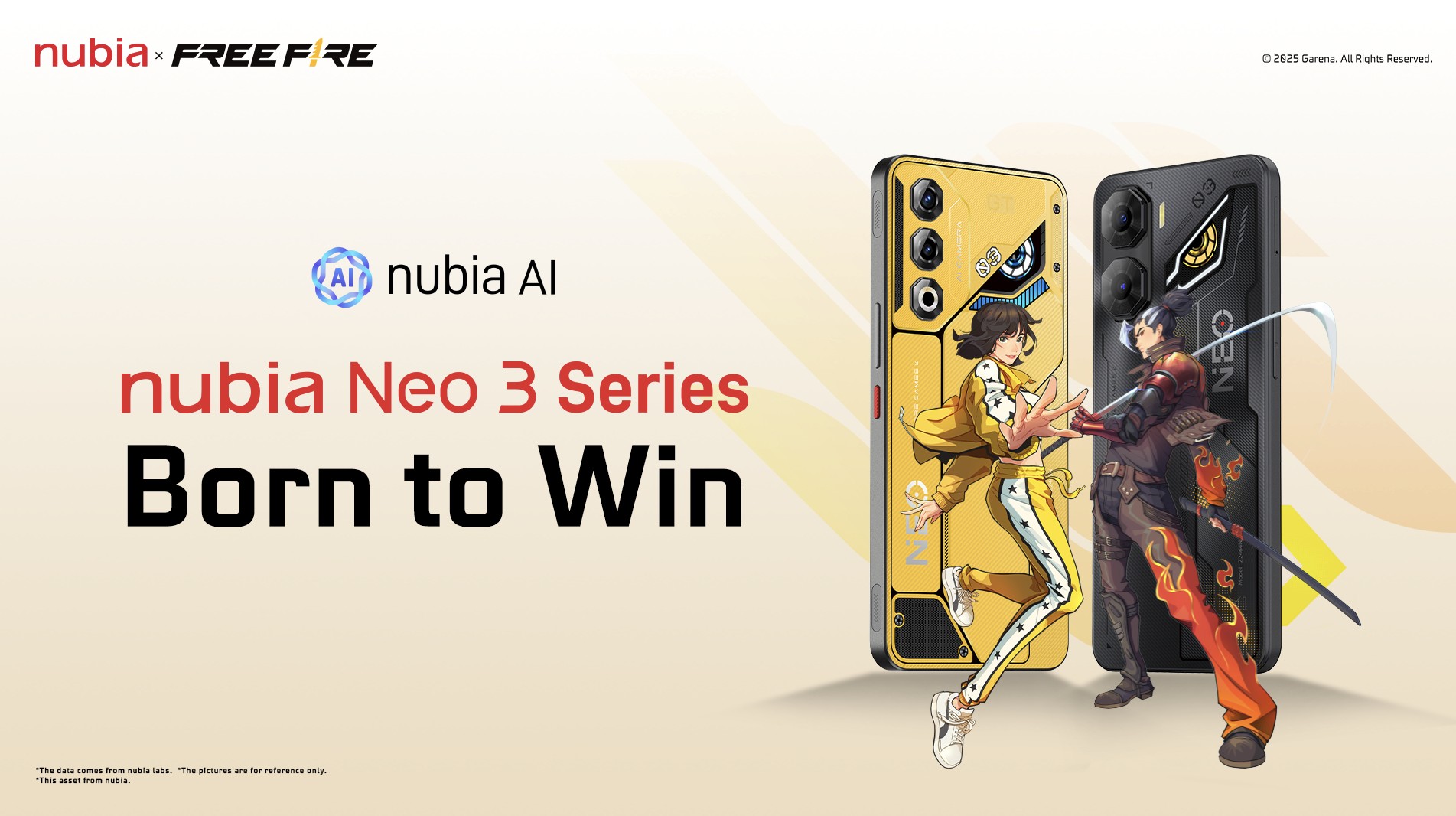 nubia Neo 3 Series Resmi Jadi Smartphone Gaming Co-Branded untuk Free Fire: “Born to Win” Bertemu “BOOYAH”