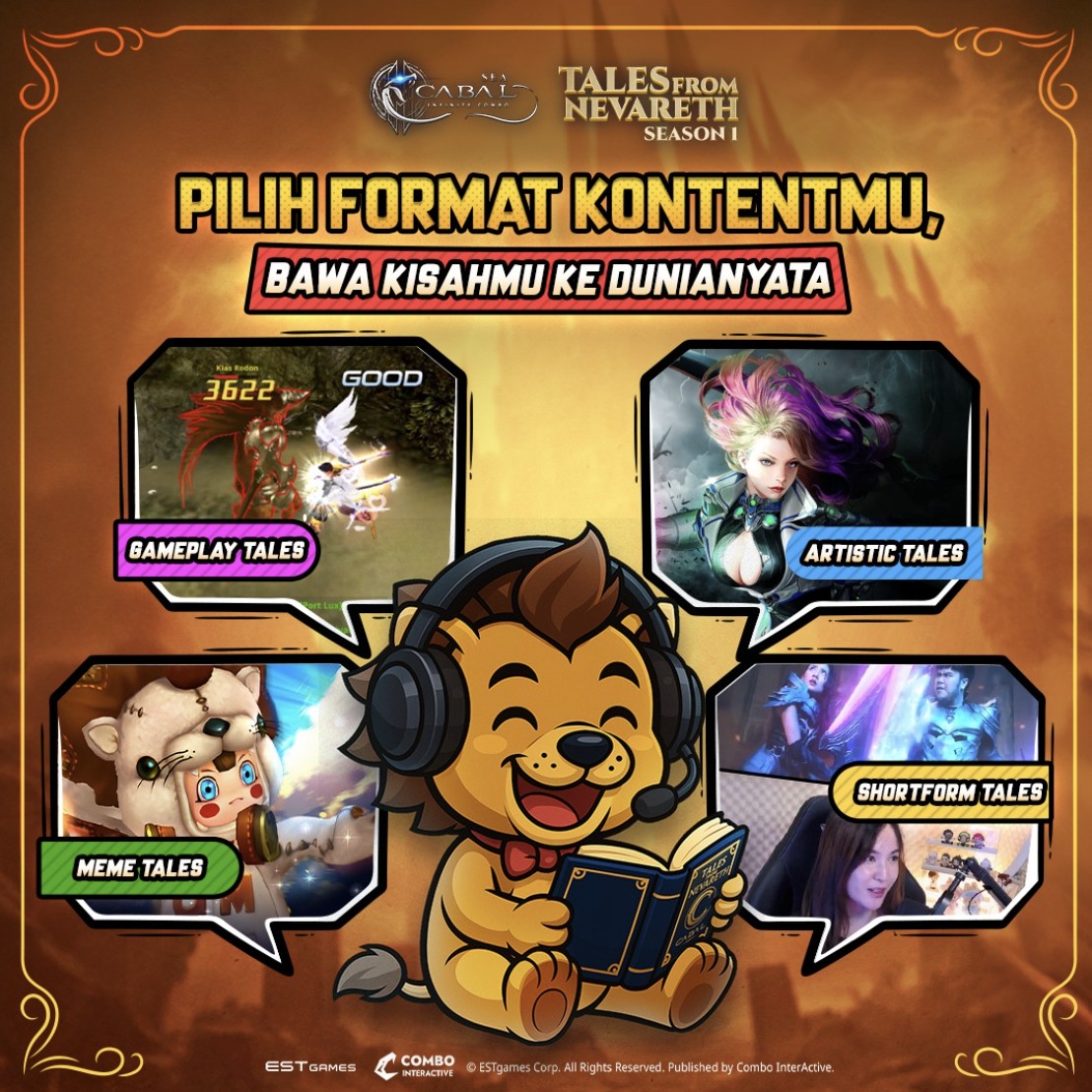 Nevareth TaleMakers: Cabal Mobile Cari Kreator Lucu & Kreatif, Hadiah Total Rp80 Juta!