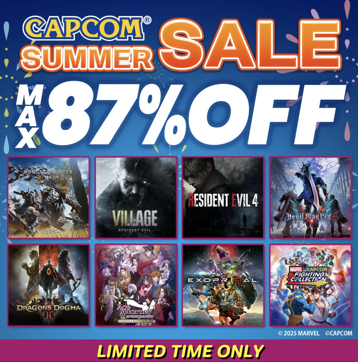 Capcom Summer Sale 2025 Resmi Dimulai! Diskon Besar untuk Monster Hunter Wilds dan Game Populer Lainnya