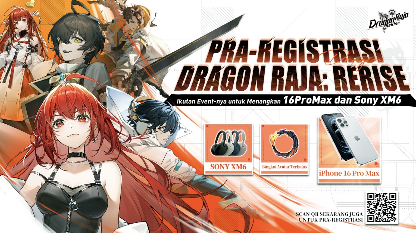 Dragon Raja: ReRise Buka Pra-Registrasi! Kesempatan Menangkan iPhone 16 Pro Max & Hadiah Eksklusif Lainnya