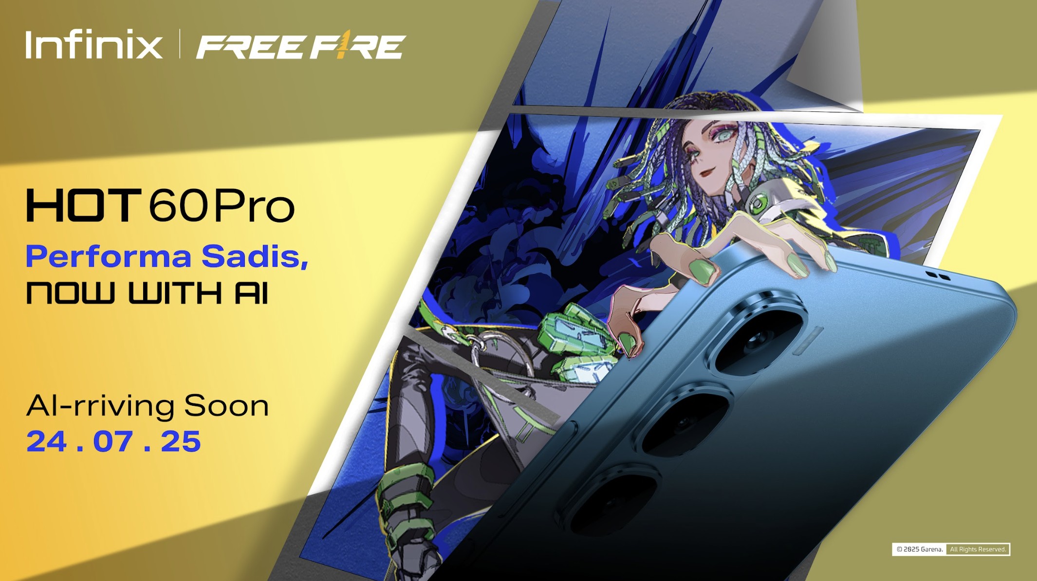 Infinix HOT 60 Pro Siap Rilis 24 Juli, Smartphone Pertama dengan Helio G200 dan Performa Sadis Berbasis AI