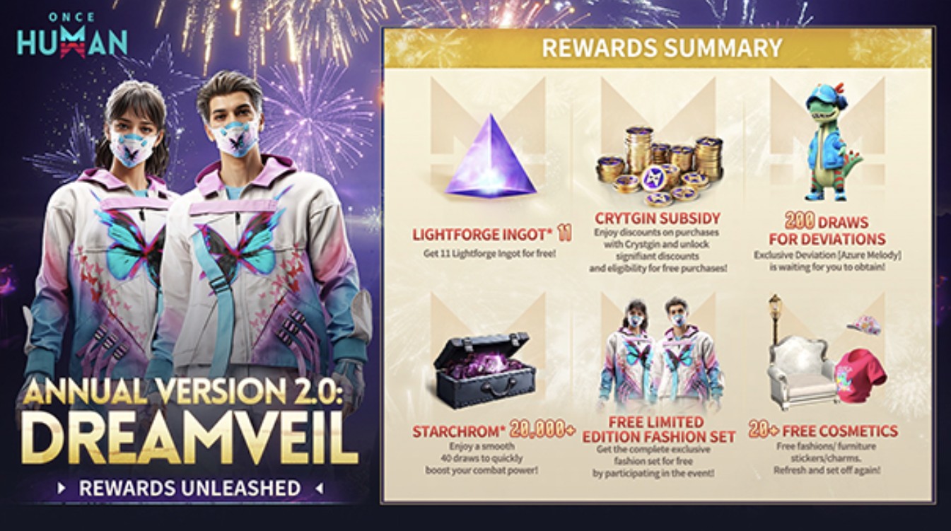 Once Human Annual Version 2.0 Resmi Dirilis: Hadirkan Endless Dream, Spin-off PvP RaidZone, dan Port Konsol