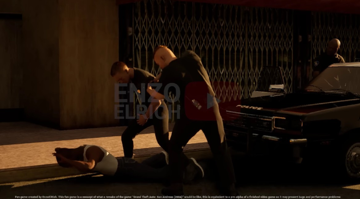 Fan Remake GTA: San Andreas di Unreal Engine 5 Bikin Nostalgia Makin Hidup!