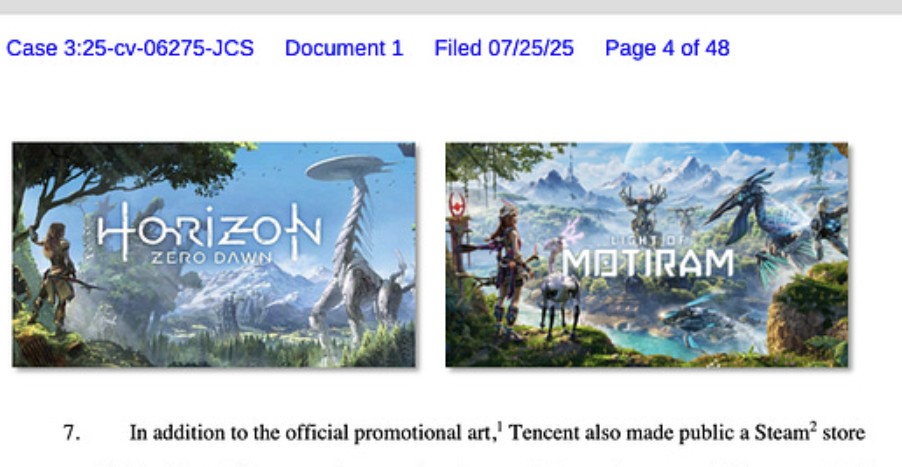 Sony Gugat Tencent atas Dugaan Plagiarisme Game Horizon dalam Light of Motiram