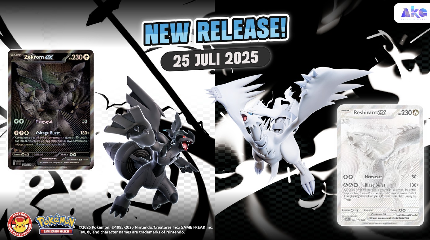 AKG Entertainment Umumkan Perwakilan Indonesia di Pokémon World Championships 2025 & Luncurkan Seri Kartu “Hitam & Putih”