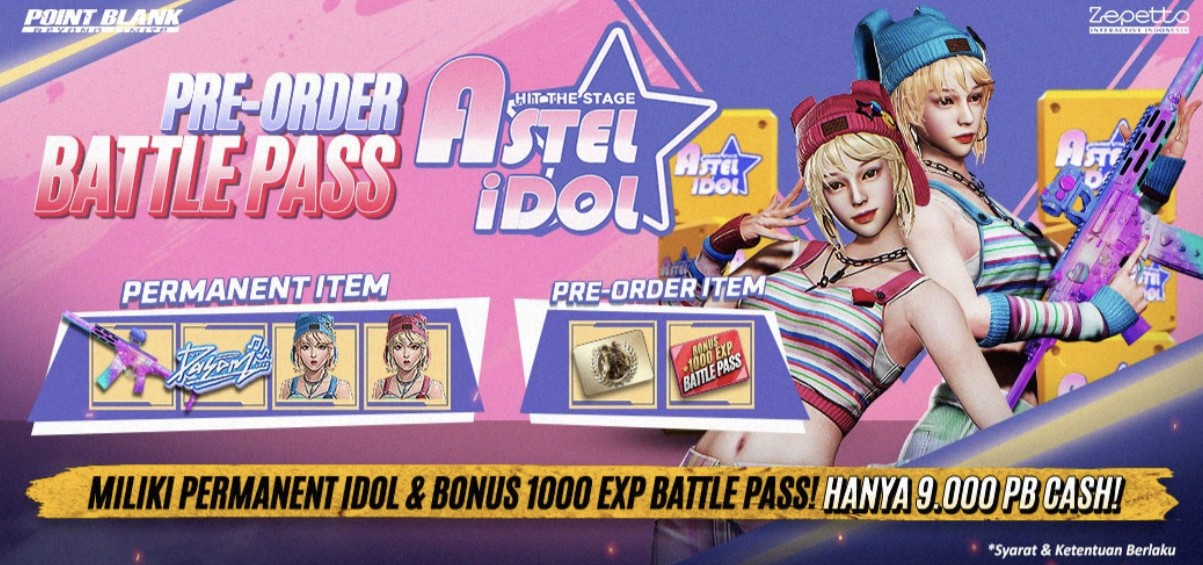 Battle Pass Astel Idol Season 19 Resmi Hadir! Pre-Order Mulai Rp75 Ribu Saja