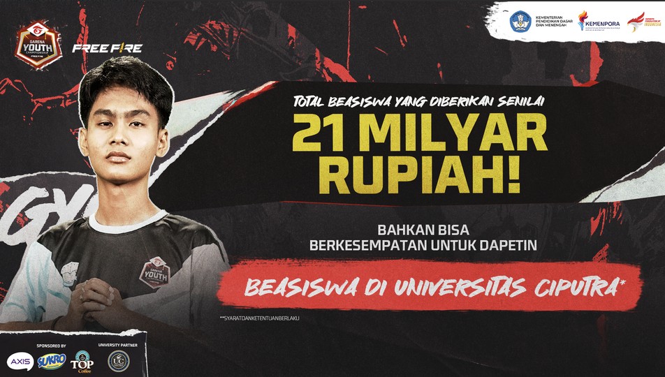 Garena Youth Championship 2025 Free Fire Kembali Digelar, Hadiah Beasiswa Capai Rp21 Miliar