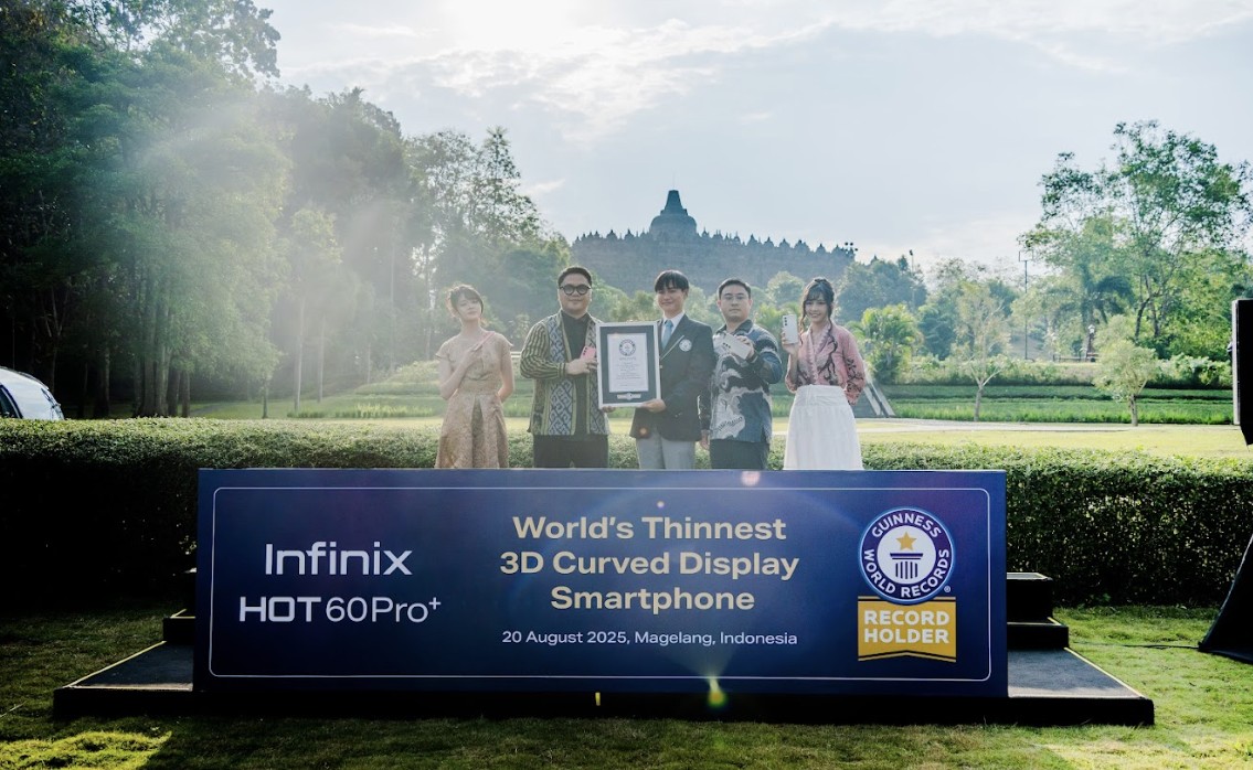 Infinix HOT 60 Pro+ Resmi Hadir di Indonesia, Raih Rekor Dunia GUINNESS WORLD RECORDS!