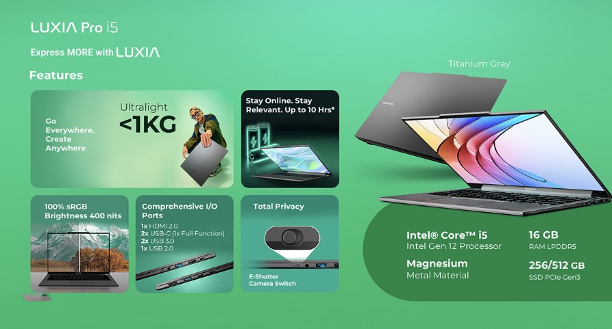 Polytron Resmi Luncurkan Laptop Pertama, Luxia: Ringan, Bertenaga, dan Siap Dukung Gaya Hidup Aktif!