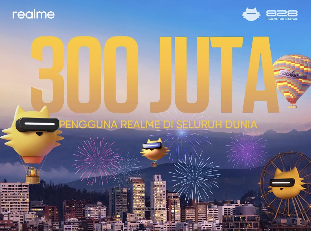 realme Capai 300 Juta Pengguna Global: 7 Tahun Menemani Anak Muda dengan Inovasi Nyata