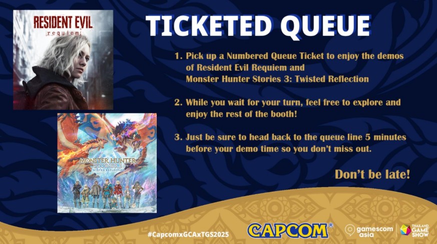 Capcom Umumkan Aktivitas Fan Engagement di gamescom asia x Thailand Game Show 2025