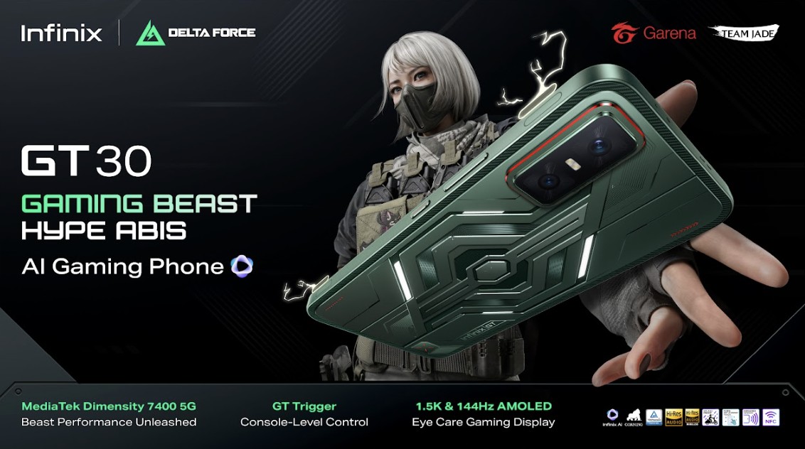 Infinix GT 30 Resmi Meluncur di Indonesia: AI Gaming Phone dengan Performa Kompetitif dan Fitur Cerdas