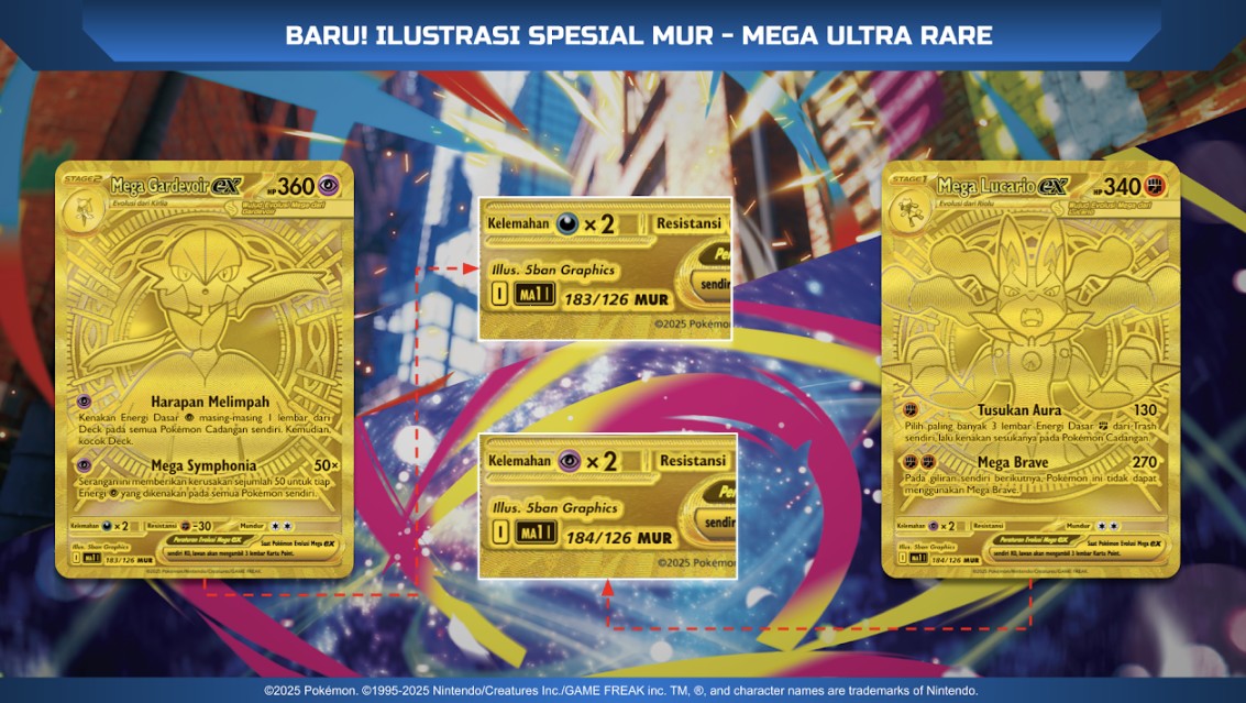 Seri “Evolusi Mega” Resmi Hadir di Indonesia: Era Pokémon MA Dimulai, Format Baru, dan Instalasi Raksasa
