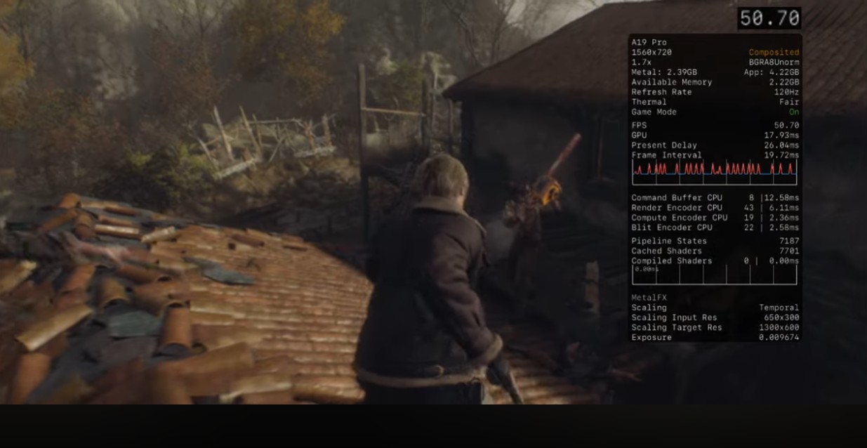 iPhone 17 Pro Mampu Jalankan Resident Evil 4 Remake di 1200p 30FPS