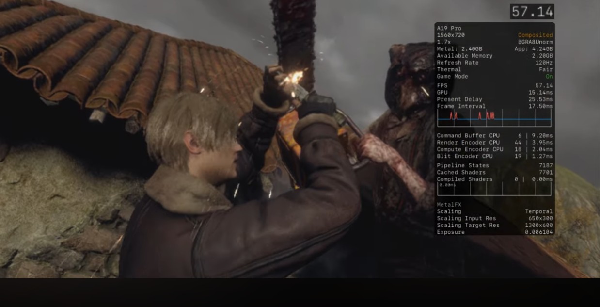 iPhone 17 Pro Mampu Jalankan Resident Evil 4 Remake di 1200p 30FPS