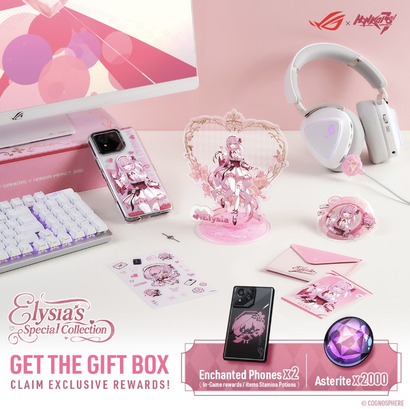 ASUS ROG x Honkai Impact 3rd Hadirkan Elysia’s Special Collection untuk ROG Phone 9 Series