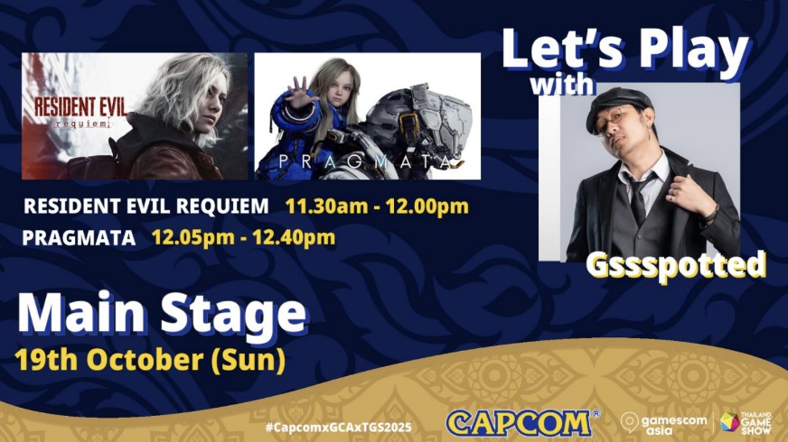 Capcom Hadirkan Program Spesial di gamescom asia x Thailand Game Show 2025