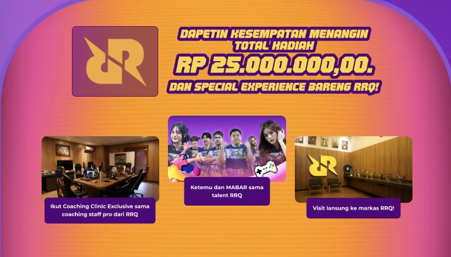 Fruit Tea World Games 2025: Juara Bisa Latihan Bareng RRQ di Gaming House!