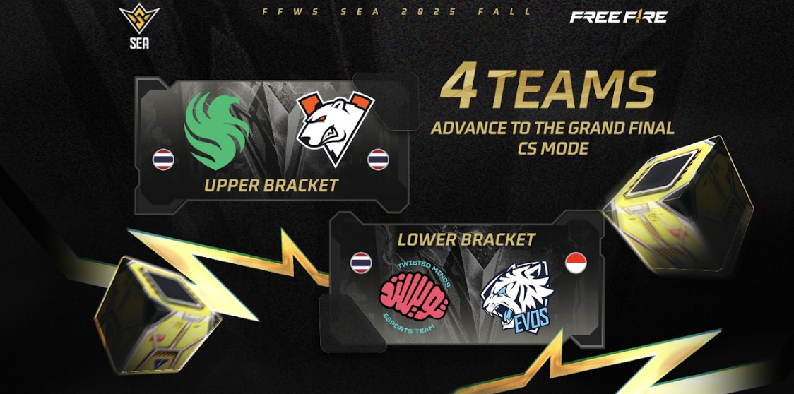12 Tim Terkuat Free Fire Asia Tenggara Siap Bertarung di Grand Finals FFWS SEA 2025 Fall