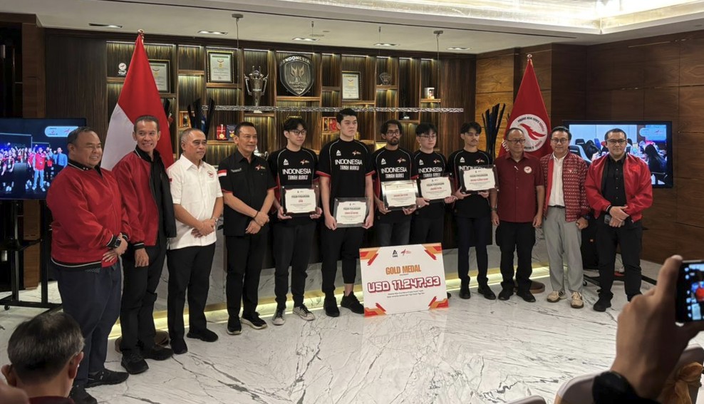 PB ESI Apresiasi Prestasi dan Komitmen Bela Negara Atlet Esports Indonesia