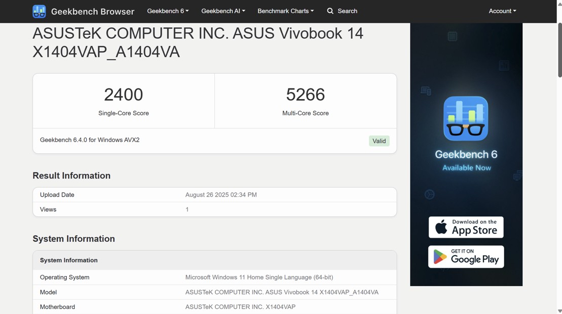 [REVIEW] ASUS Vivobook 14 A1404VAP, Laptop Ringkas dengan Performa Andal