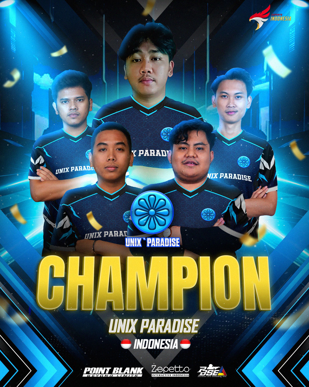 Unix Paradise Pertahankan Gelar Juara PBSEA 2025, Indonesia Dominasi Asia Tenggara!