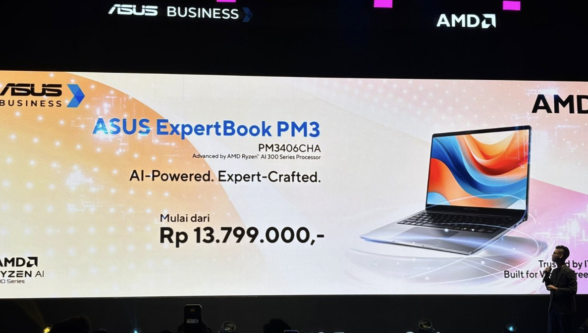 ASUS ExpertBook PM3 PM3406CKA Resmi Meluncur di Indonesia, Andalkan AI On-Device untuk Produktivitas dan Privasi