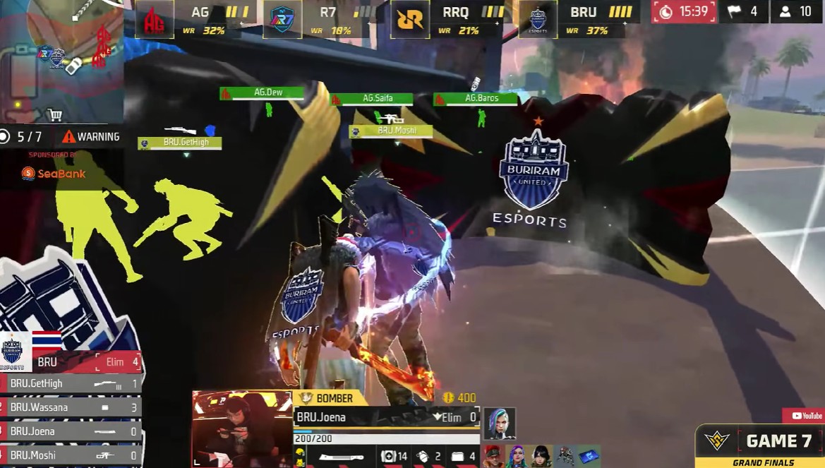 Buriram United Esports Rebut Gelar Juara Dunia FFWS 2025 di Jakarta, Indonesia Berada di Posisi Empat