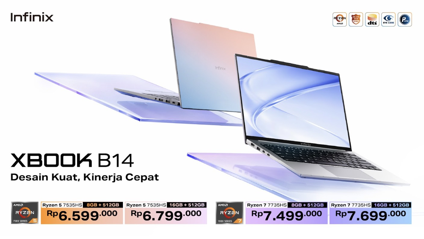 Infinix XBOOK B14 Resmi Meluncur di Indonesia: Laptop Ringan, Tangguh, dan Bertenaga untuk Profesional Muda