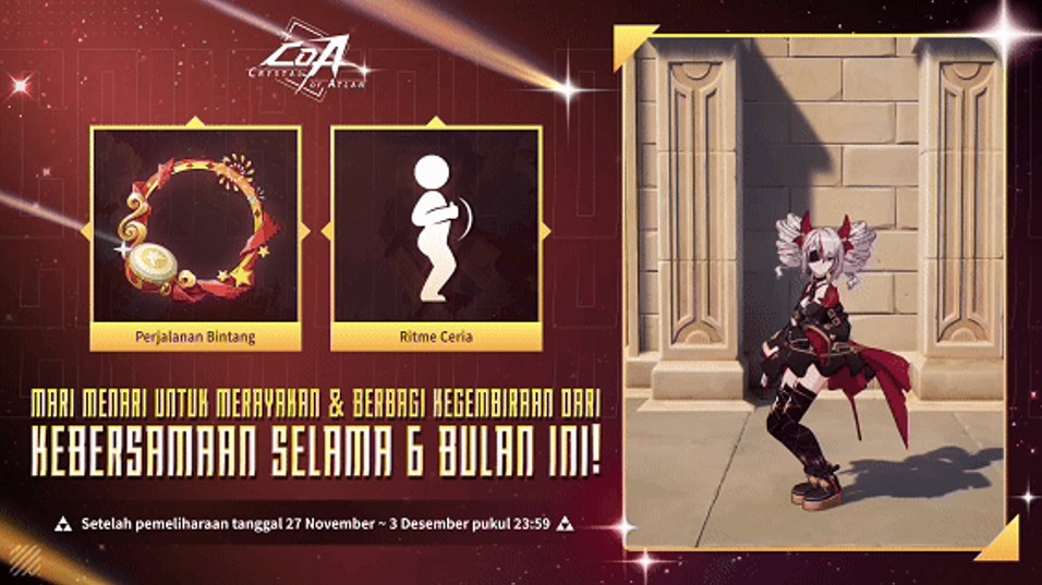Perayaan 6 Bulan Crystal of Atlan Dimulai: Klaim Bonus, Coba Glaciette, dan Intip Festival Snowbrush Natal