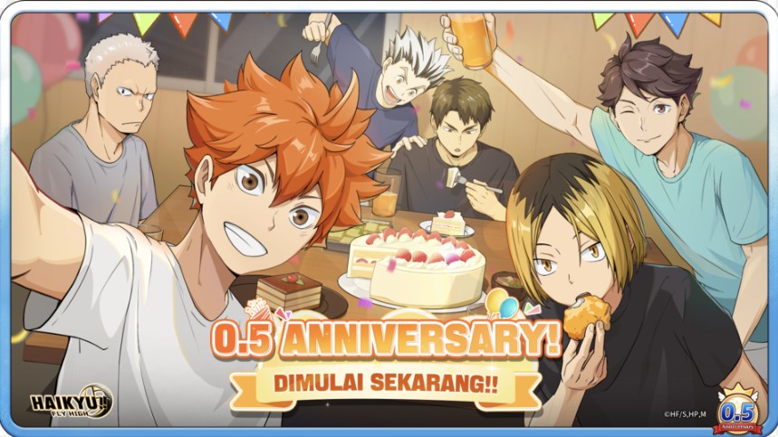 Duo “Freak Quick” Resmi Hadir di HAIKYU!! FLY HIGH, Rayakan Update 0.5 Anniversary dengan Event Musim Dingin