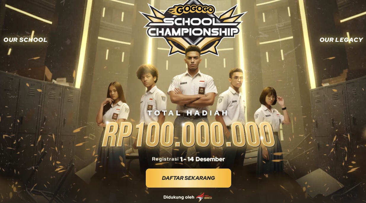 GOGOGO School Championship Resmi Digelar, Saatnya Angkat Nama Sekolah ke Panggung Nasional lewat Turnamen MLBB