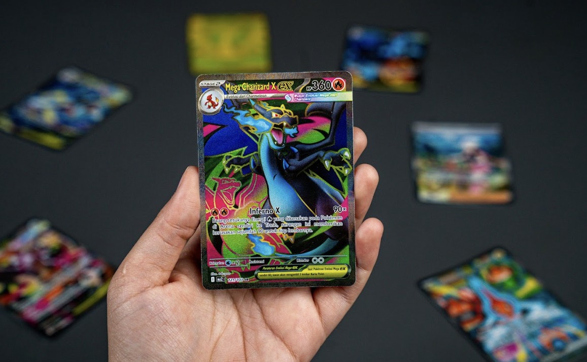 Kemunculan Evolusi Terbaru Charizard di Pokémon Game Kartu Koleksi Seri “Kobaran Biru”