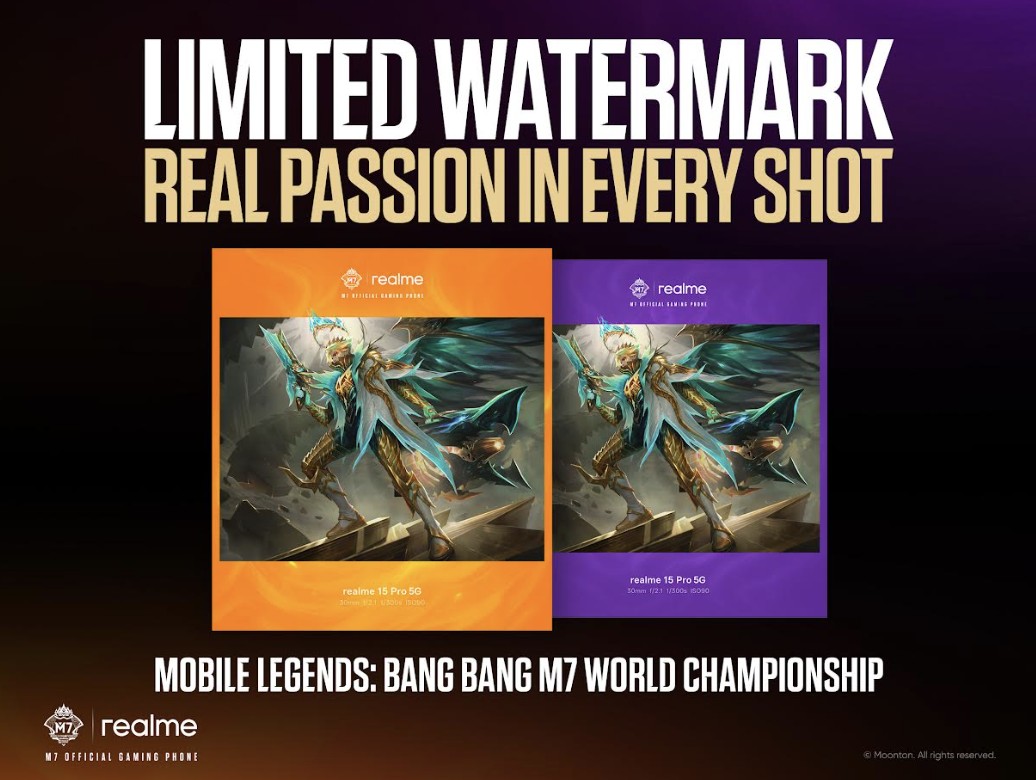 realme Hadirkan Watermark Eksklusif M7 dan Program “Guess M7 Winner” Sambut Kickoff MLBB M7 World Championship