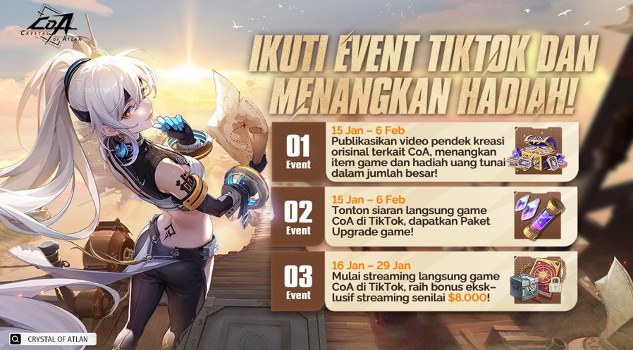 Crystal of Atlan Resmi Masuki Level 70 Lewat Update “Sandstorm Journey”